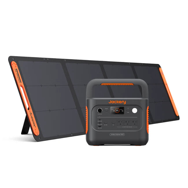 Jackery Explorer 1000 V2 Solar Generator – 1*E1000 V2 + 1*100W Solar P –  The Battery Exchange