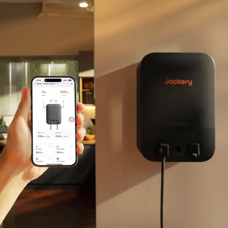 Jackery Smart Transfer Switch | Max. 60 kWh/14400 W Home Backup Power