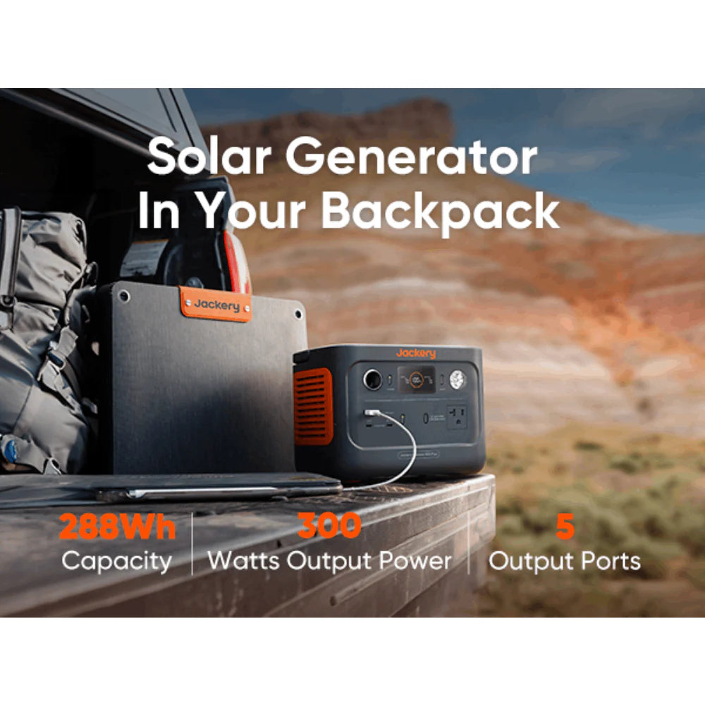 Jackery Explorer 300 Plus Portable Power Station – 288Wh Capacity | 300W