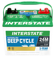 Interstate Deep Cycle Marine Battery Group 27